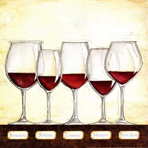 Unknown Artist Les Vins Rouges